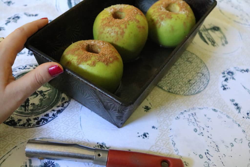 Byrd and Bean Baked Apples